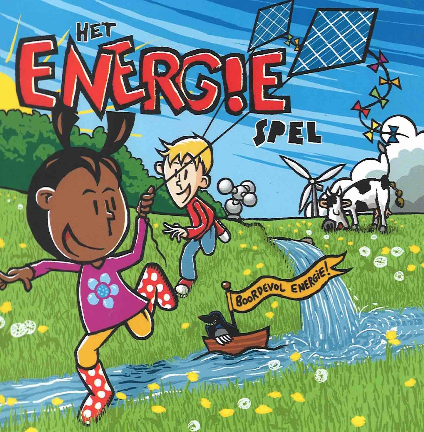 Vrolijke kinderen rennen door groene weide  dankzij de NAM